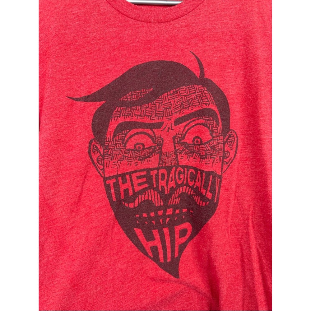 Next Level Apparel Red Short-Sleeve The Tragically Hip Graphic Tee - Picture 4 of 9
